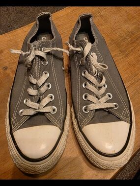 Vintage Converse Chuck Taylor All Star Low Top Sneakers – Charcoal Gray
